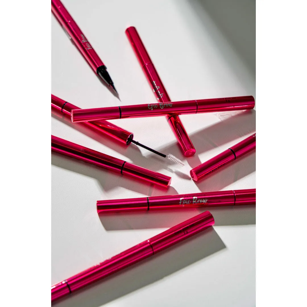 Bodyography Epic Brow Clear Brow Gel & Brow Definer (Brown/Black)
