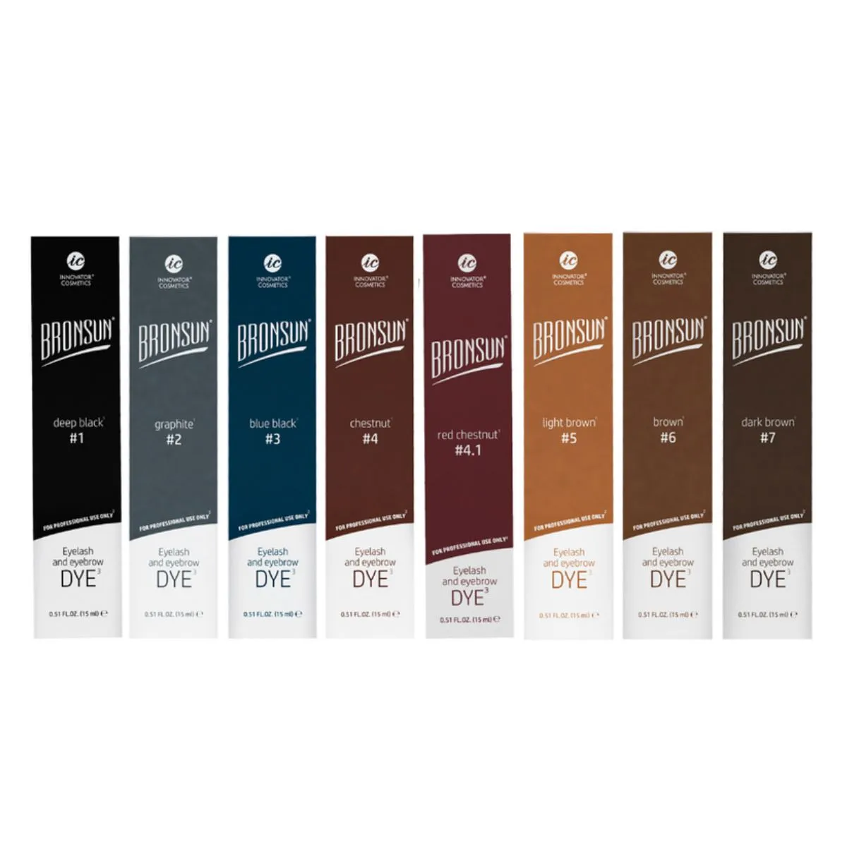 Bronsun Lash & Brow Gel Dye - #4 Chestnut
