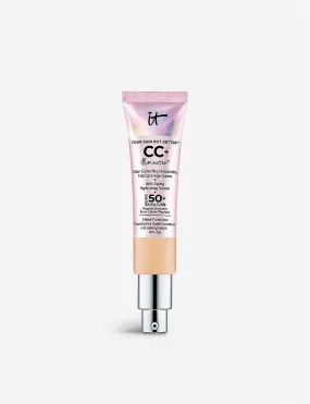 IT Cosmetics Your Skin But Better CC  Cream Illumination, Light (W) - Color Correcting Cream, Full-Coverage Foundation, Hydrating Serum & SPF 50  Sunscreen - Radiant Finish - 1.08 fl oz