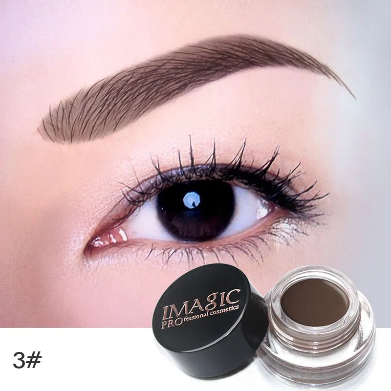 Professional Eyebrow Gel in 6 Colors - Eyebrow Enhancer, Tint Makeup for Women and Girls with Brow Brush Tools