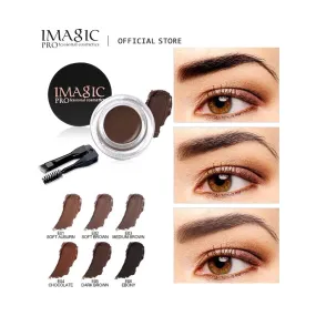 Professional Eyebrow Gel in 6 Colors - Eyebrow Enhancer, Tint Makeup for Women and Girls with Brow Brush Tools