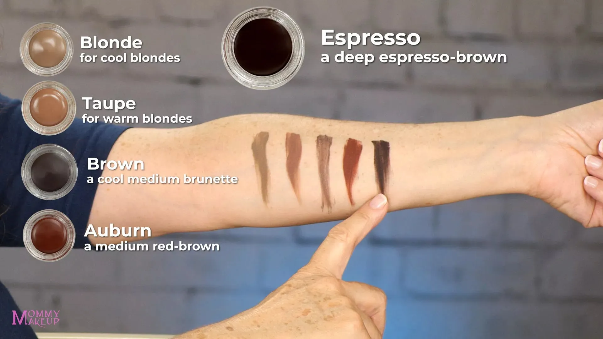Stay Put Waterproof Gel Brow Balm w/ Micropigments - Taupe