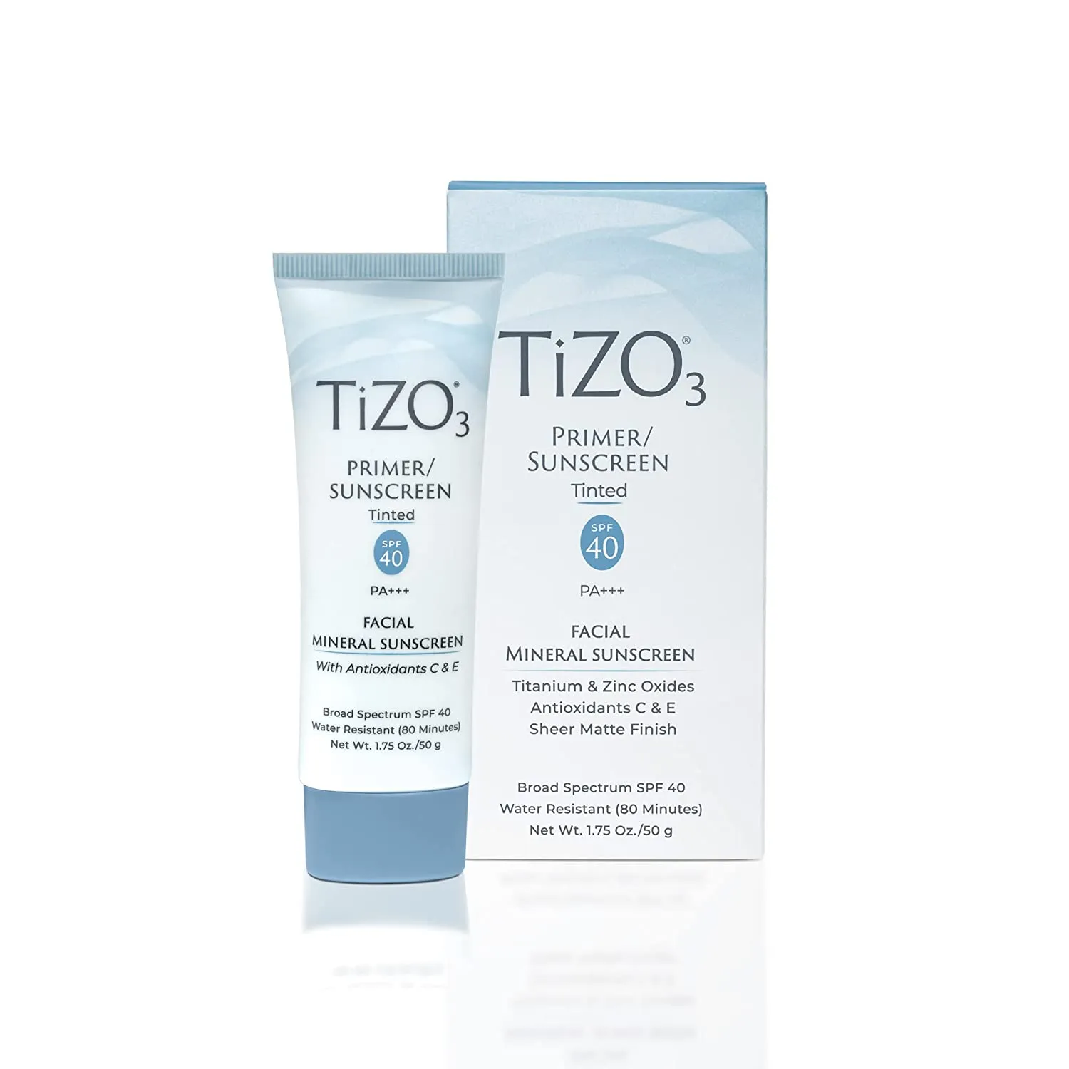 TIZO3 Facial Primer Tinted | Non Tinted SPF 40